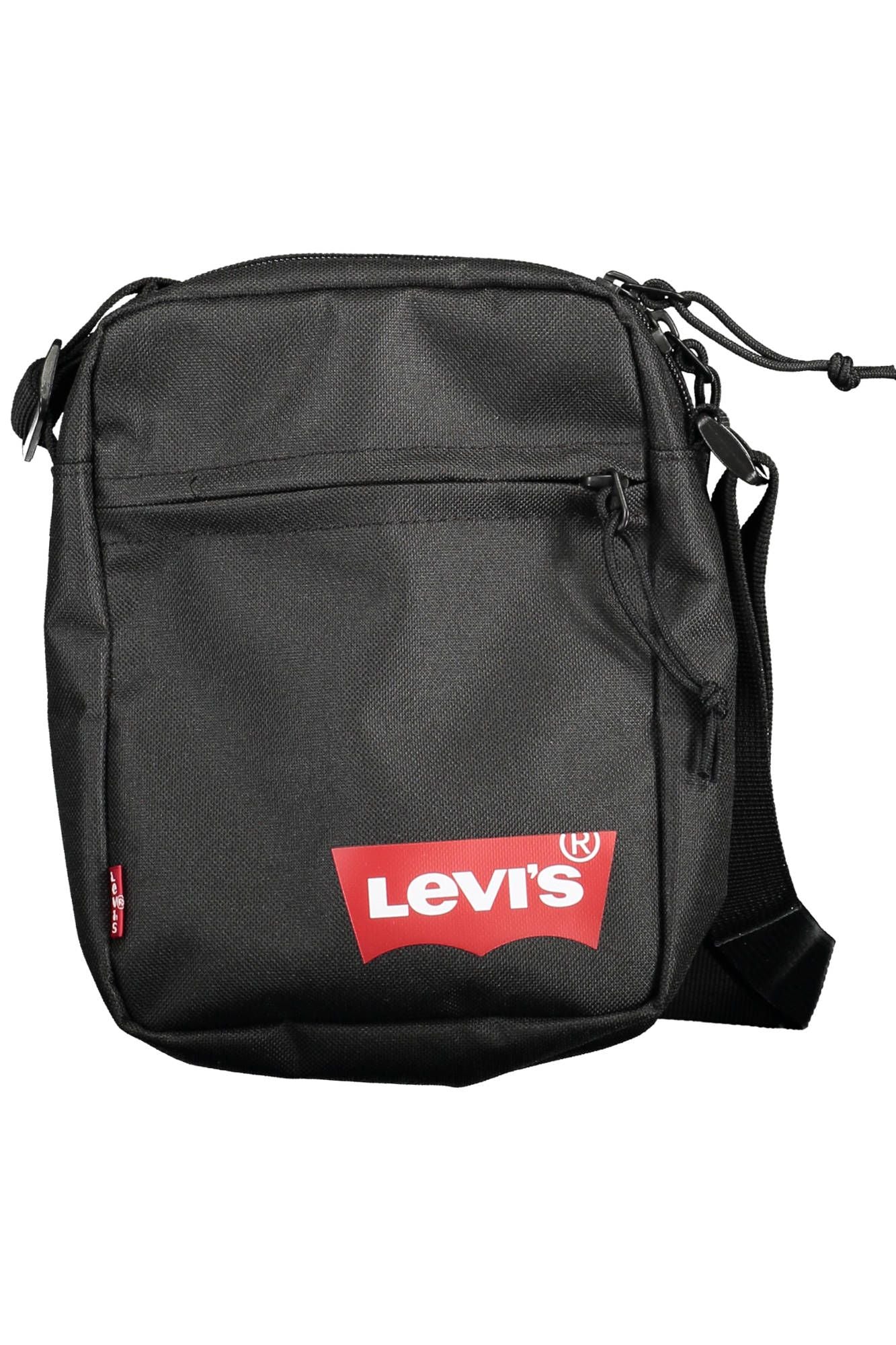 Black Polyester Men Shoulder Bag