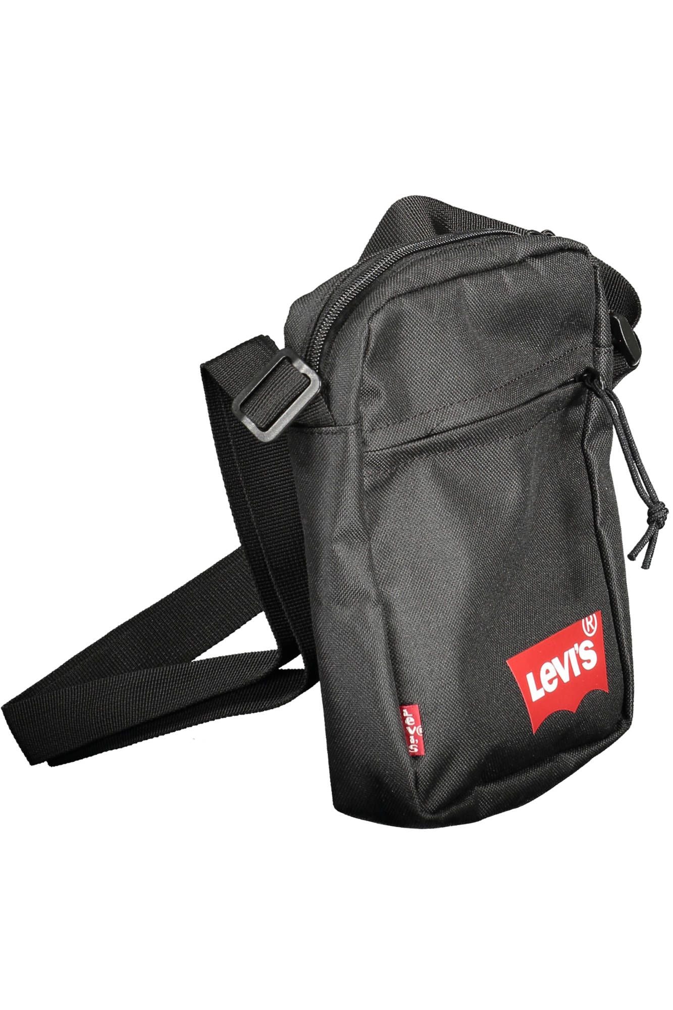Black Polyester Men Shoulder Bag