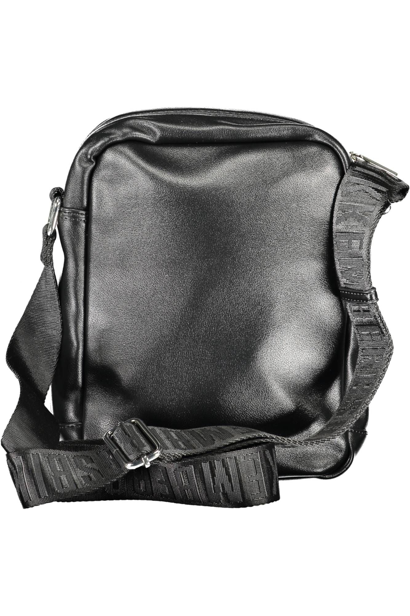Black Polyethylene Men Shoulder Bag