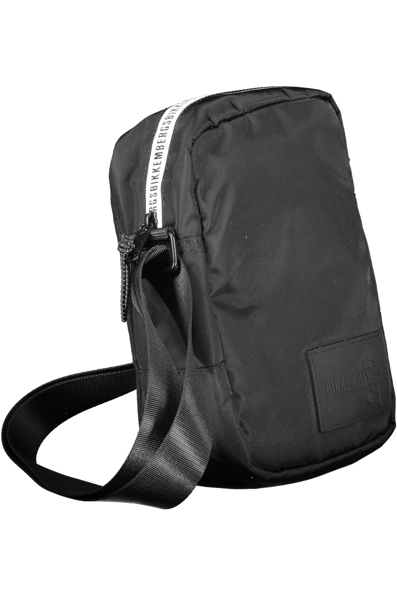Black Nylon Mens Shoulder Bag