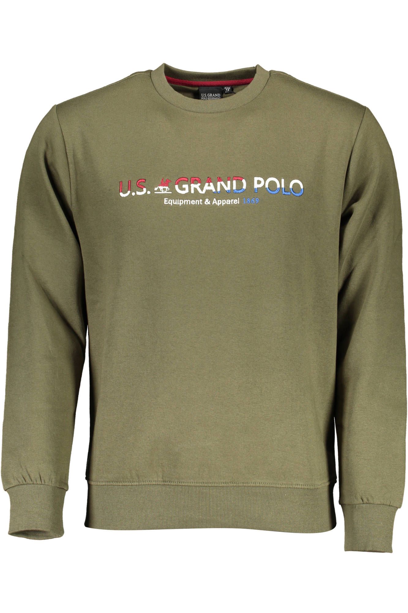Green Cotton Men Sweater