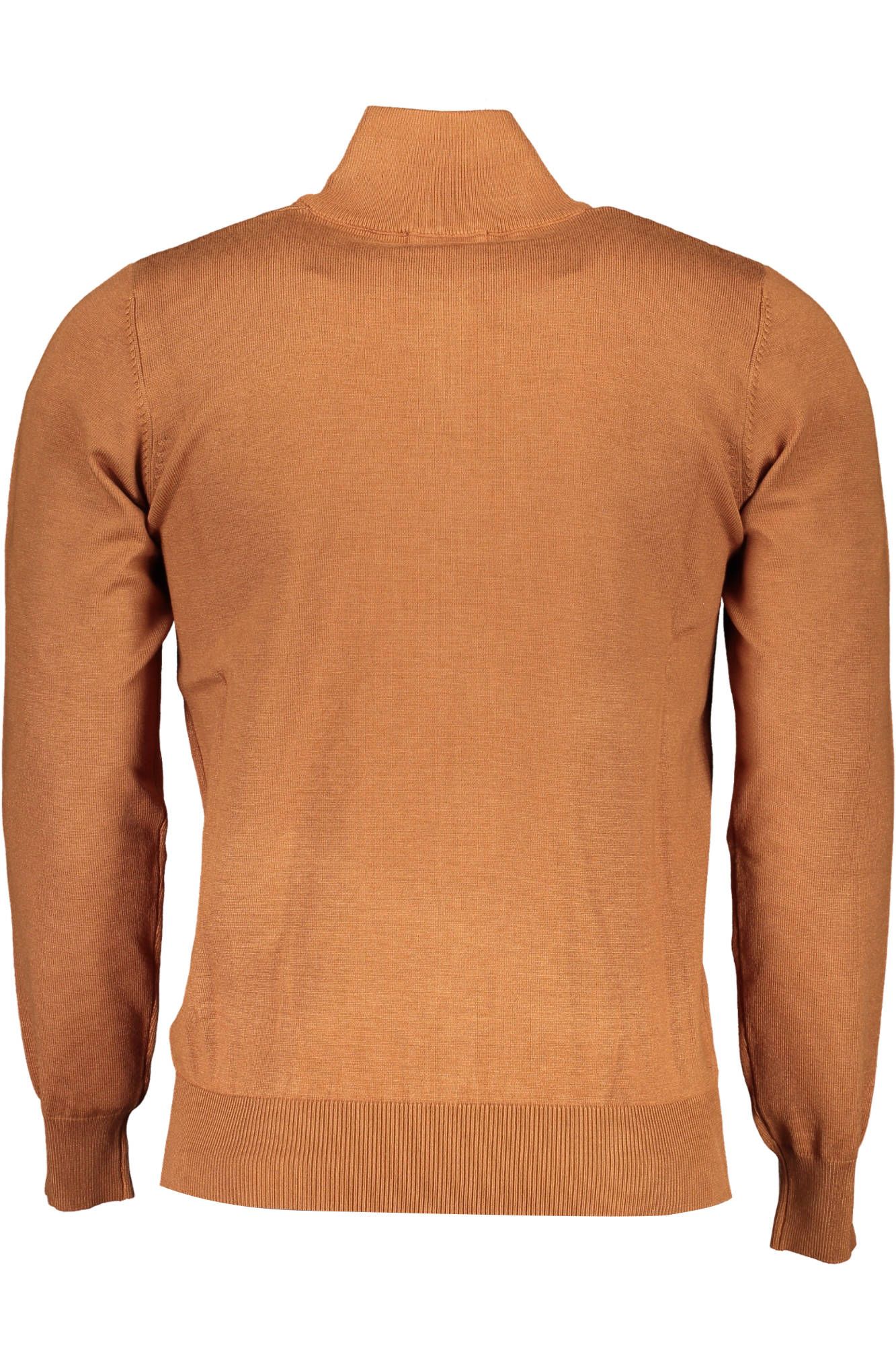 Brown Nylon Men Sweater
