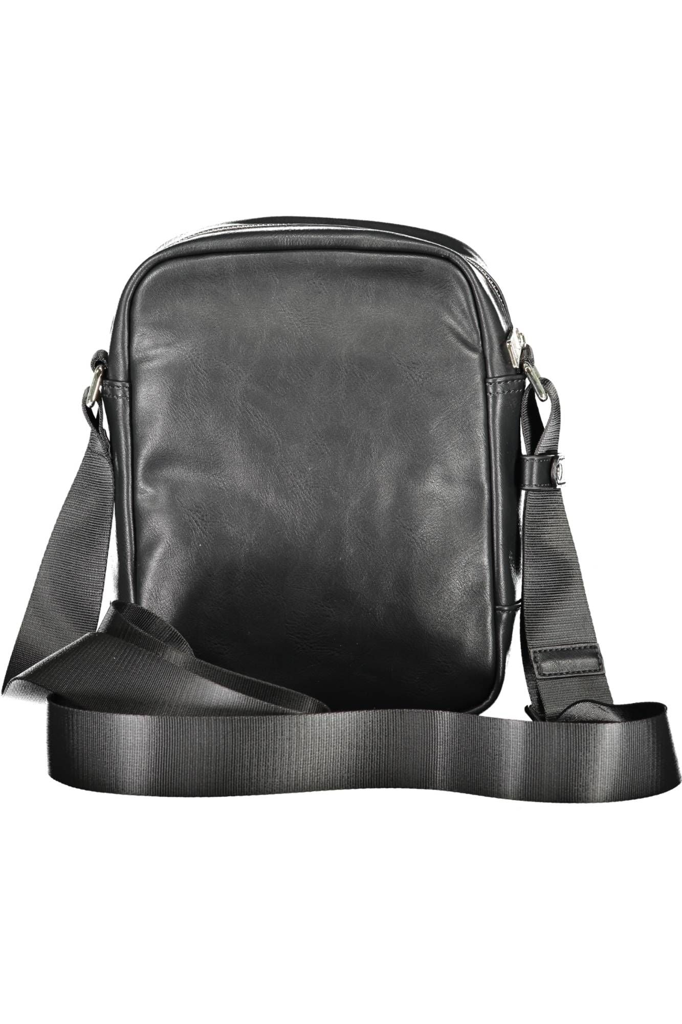 Black Polyethylene Men Shoulder Bag