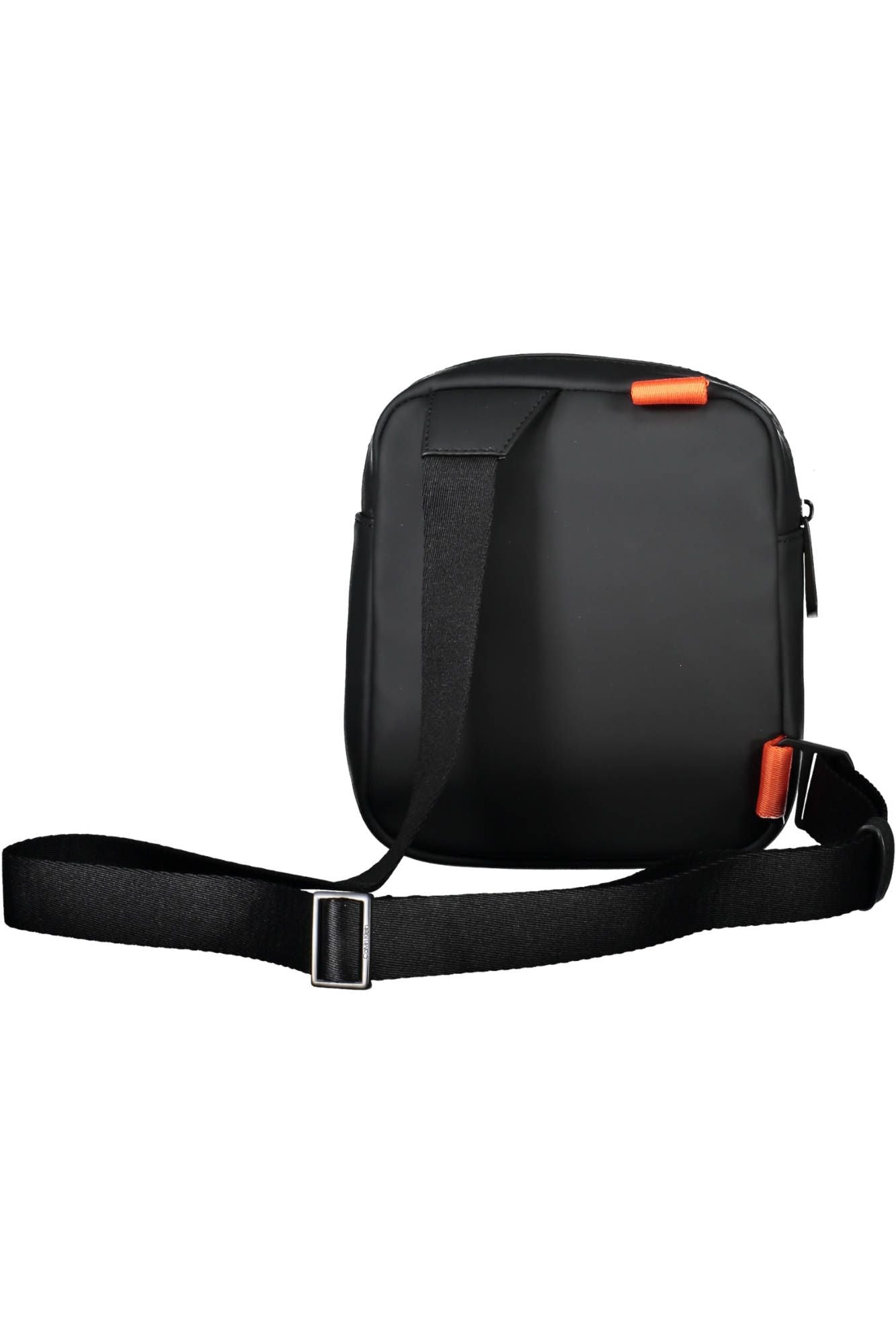 Black Polyester Men Shoulder Bag