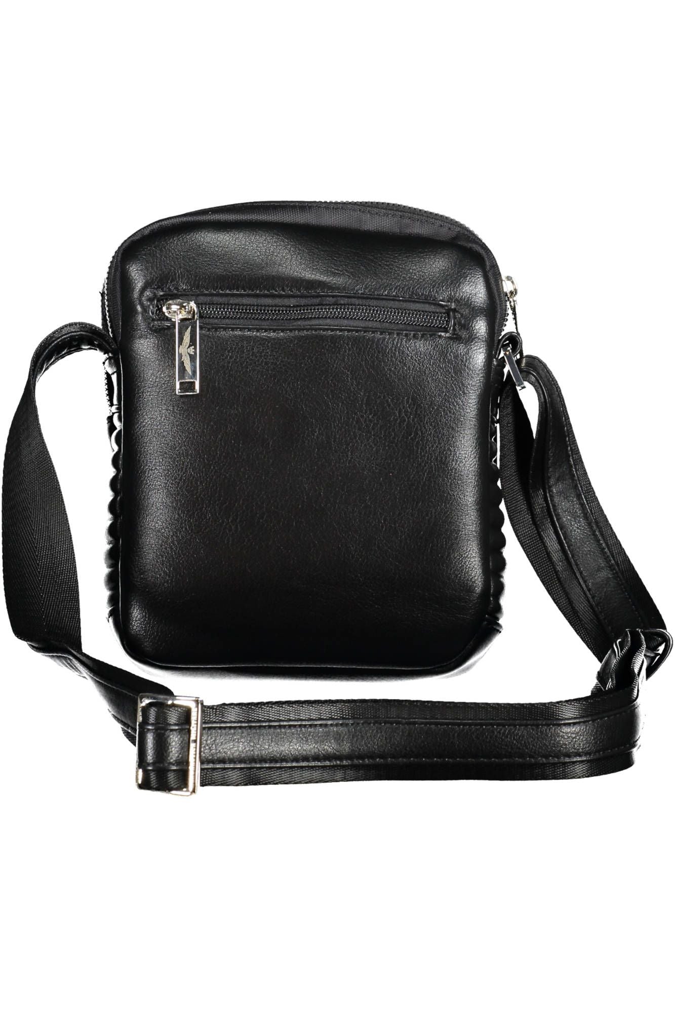 Black Polyester Men Shoulder Bag