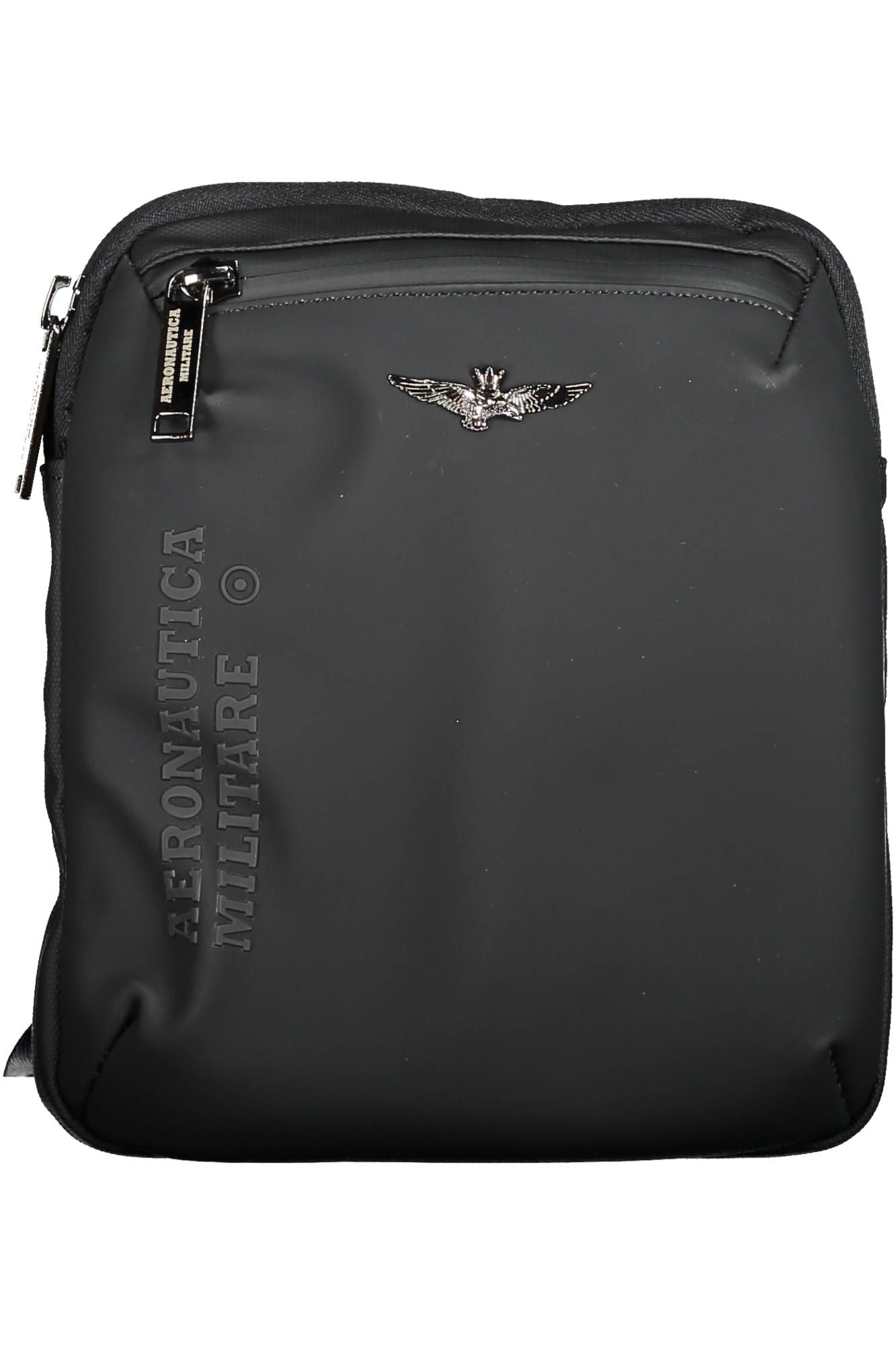 Black Polyester Men Shoulder Bag