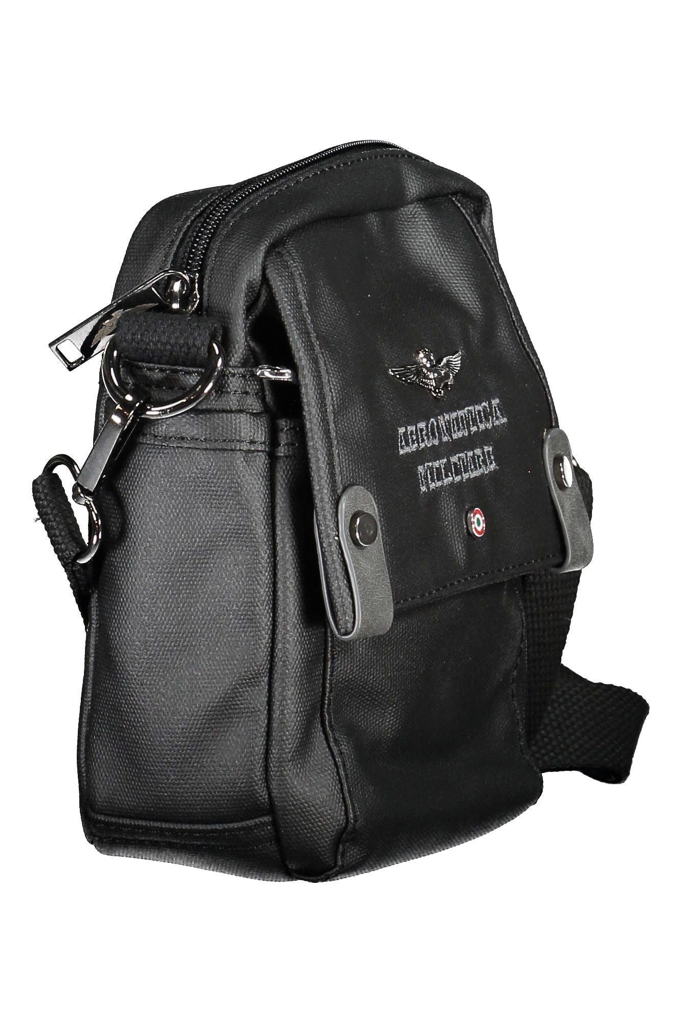 Black Cotton Men Shoulder Bag