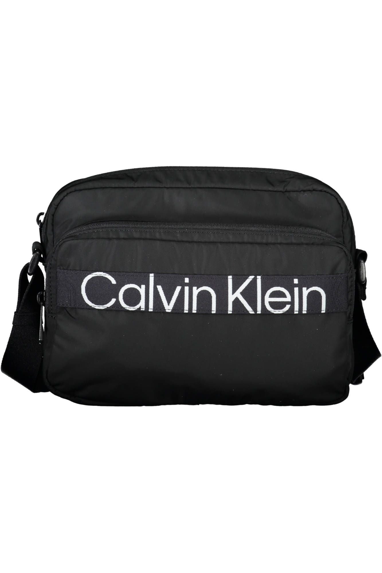 Black Polyester Men Shoulder Bag