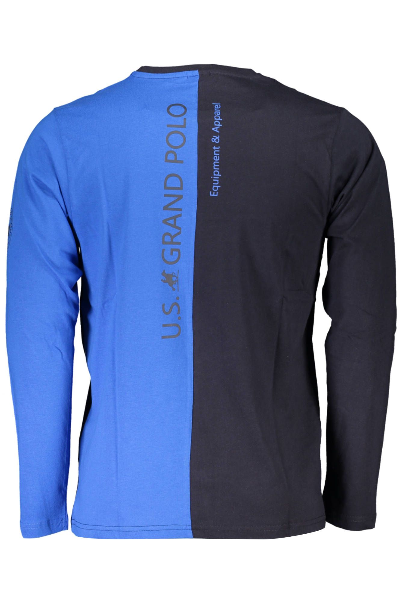 Blue Cotton Men T-Shirt
