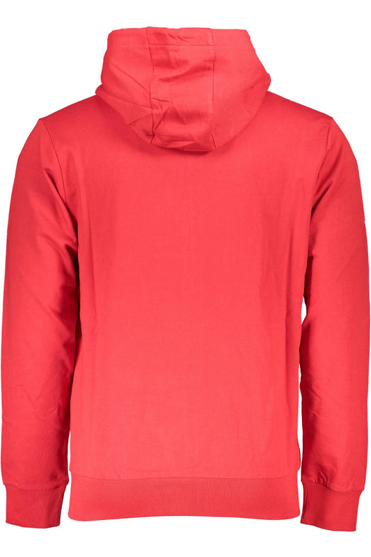 Red Cotton Men Sweater