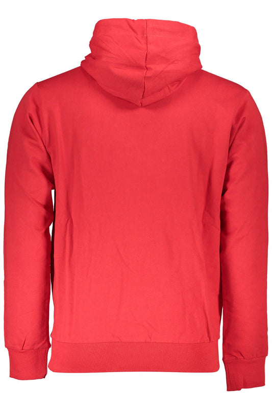 Red Cotton Men Sweater