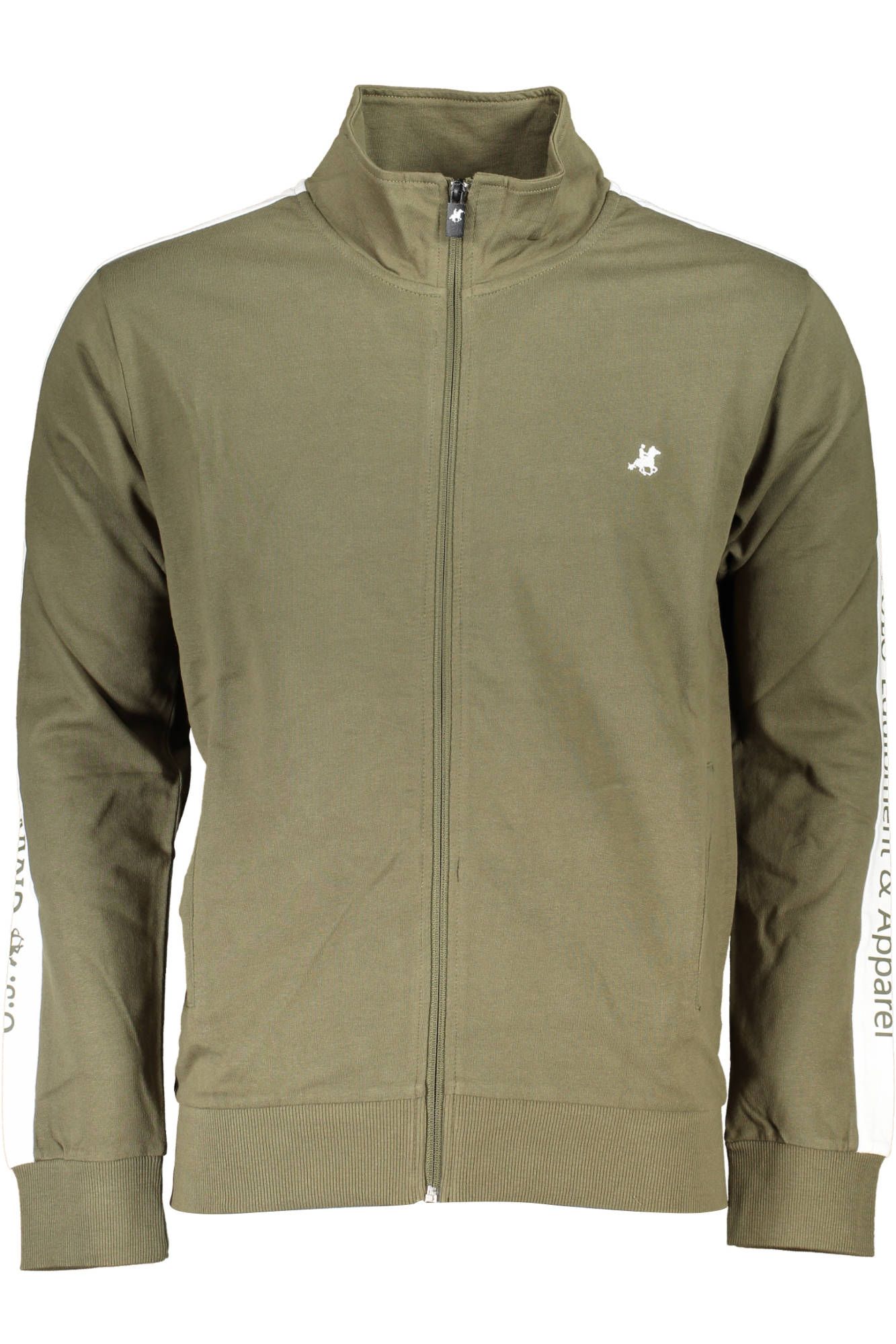 Green Cotton Men Sweater