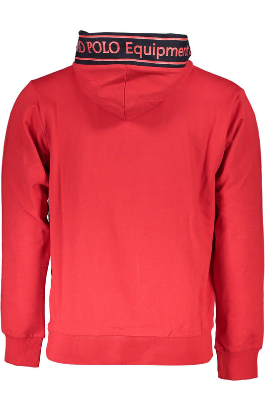 Red Cotton Men Sweater