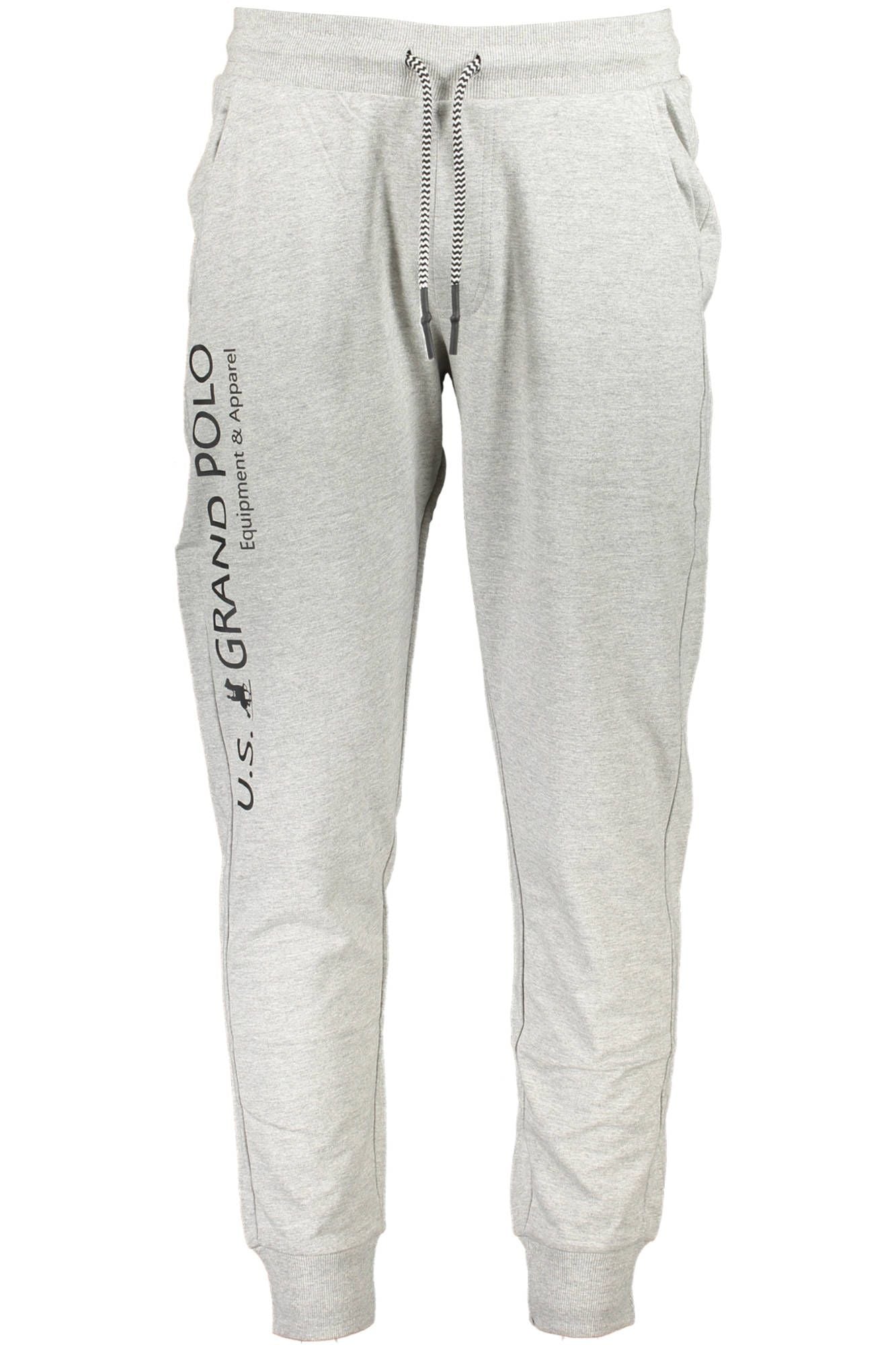 Gray Cotton Men Pant