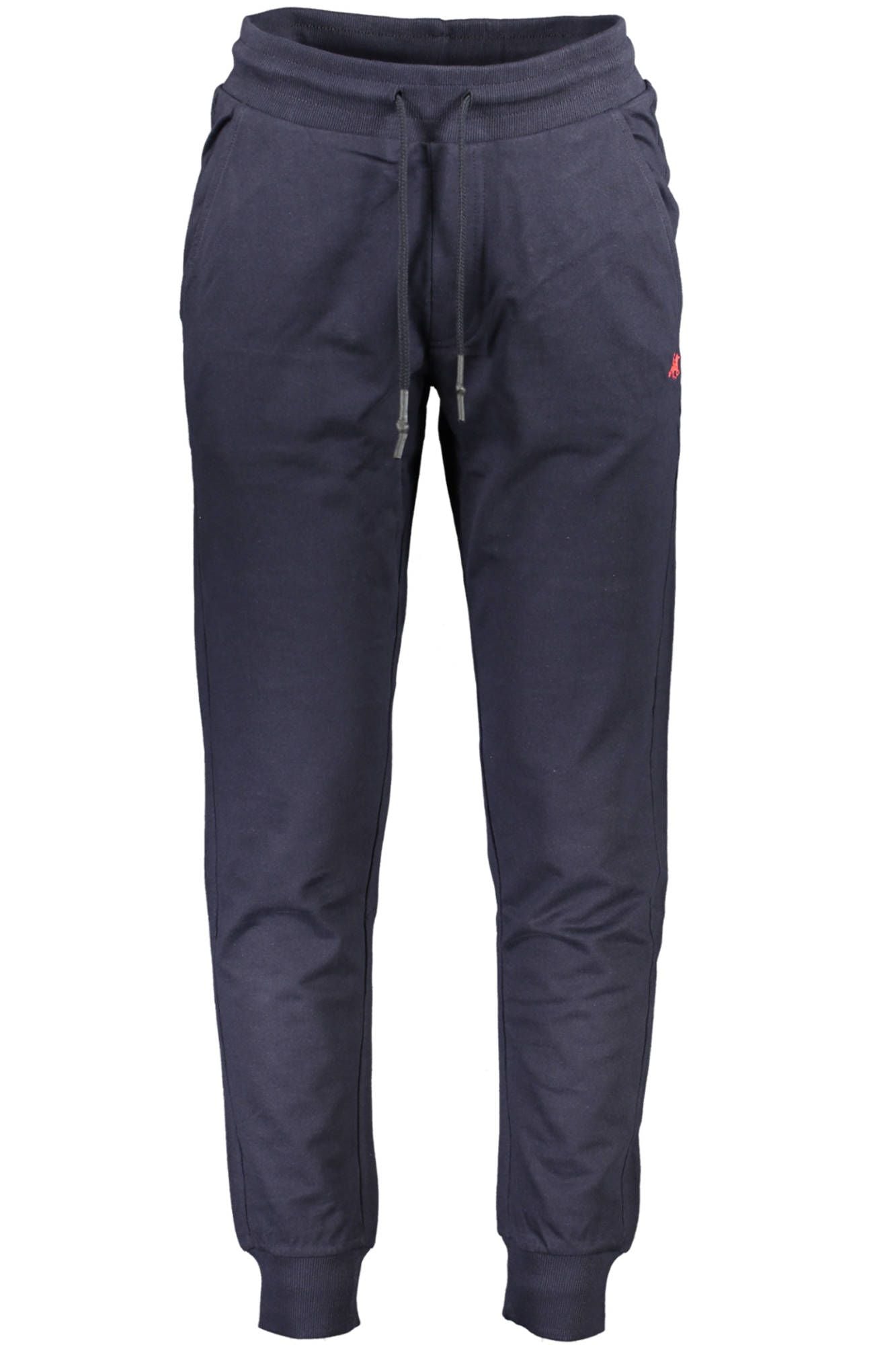 Blue Cotton Men Pant
