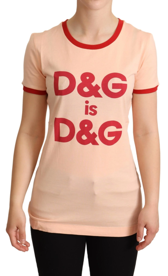 Pink Cotton Women T-Shirt
