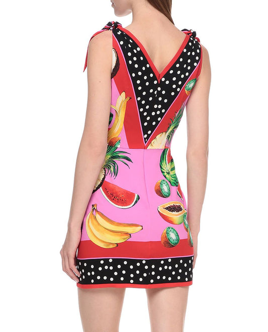 Multicolor Cotton Women Dress