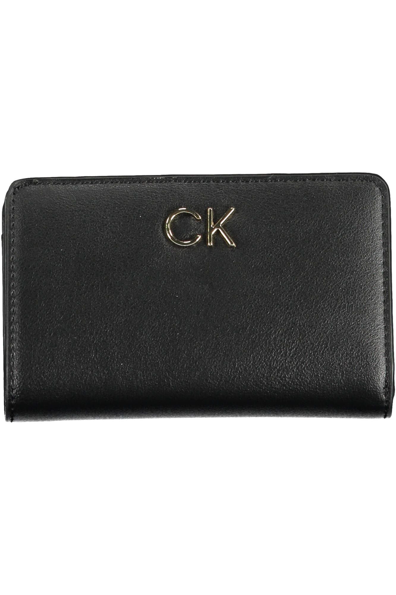 Black Polyester Women Wallet