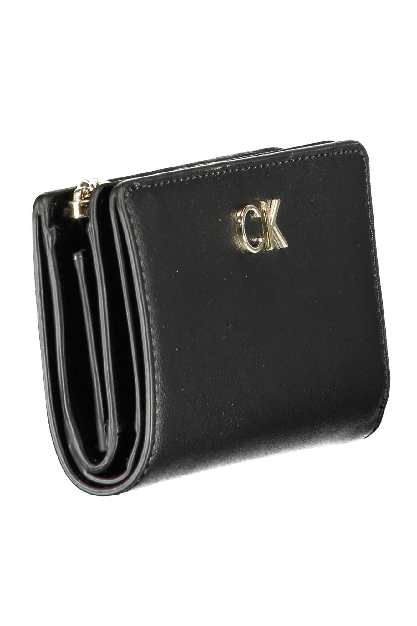 Black Polyester Women Wallet