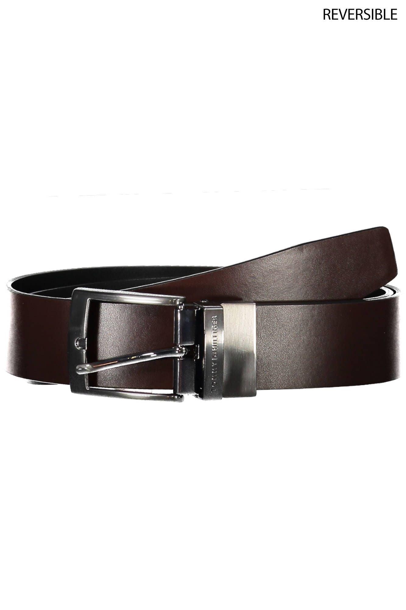 Black Leather Men Belt