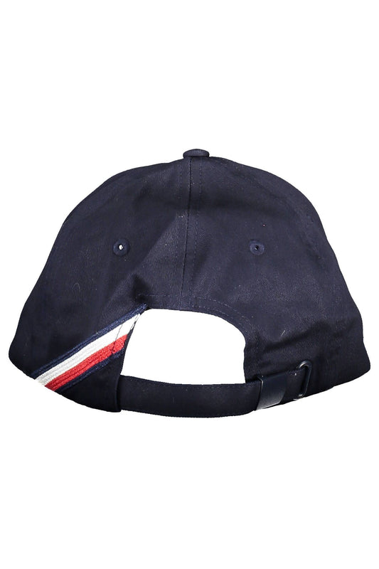 Blue Cotton Men Cap