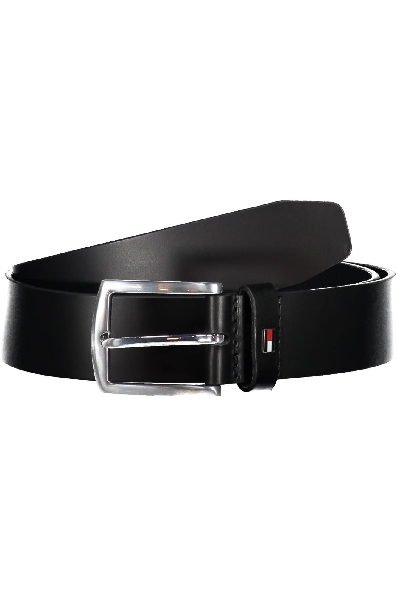 Black Leather Men Belt