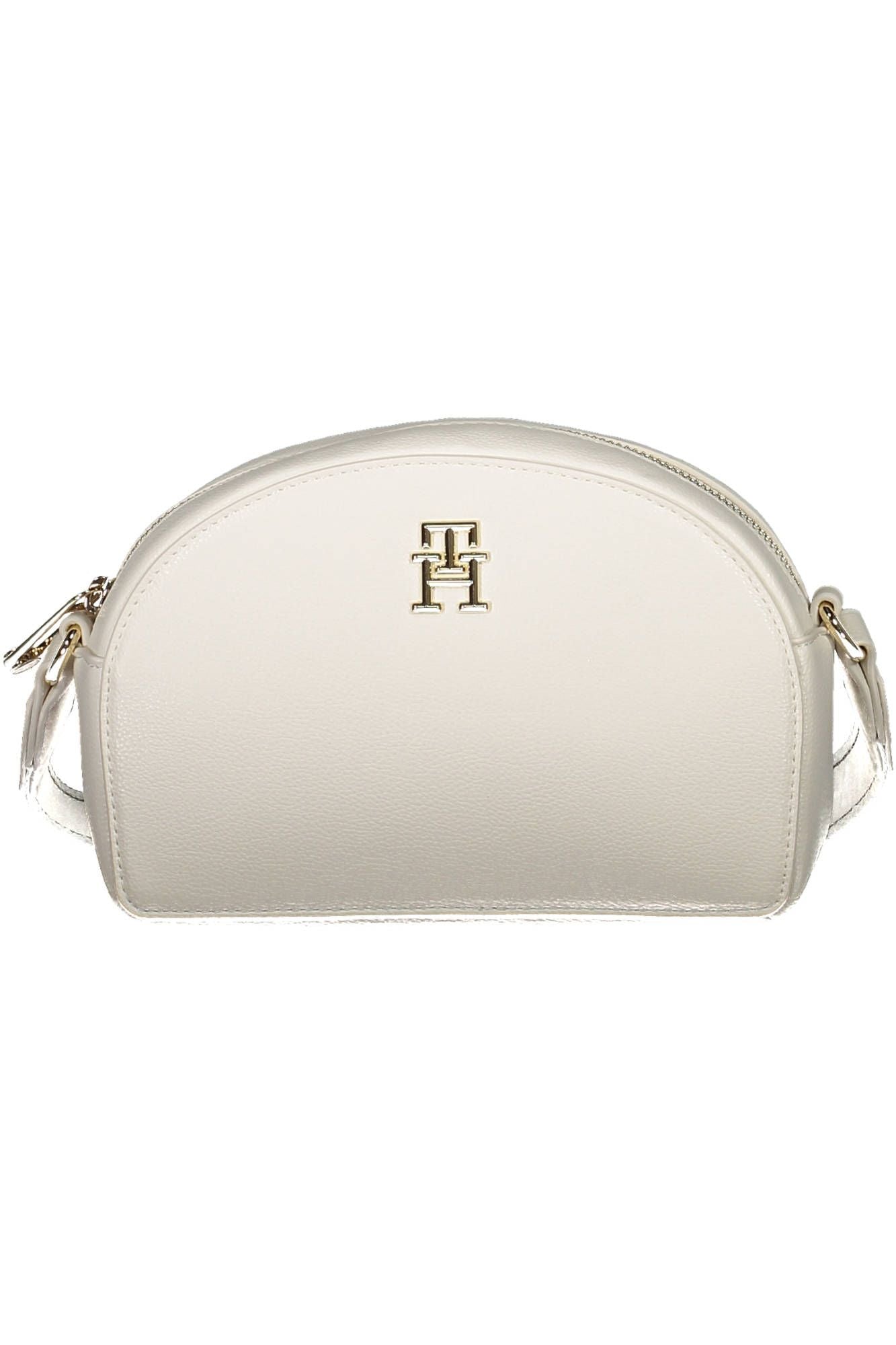 White Polyester Women Handbag