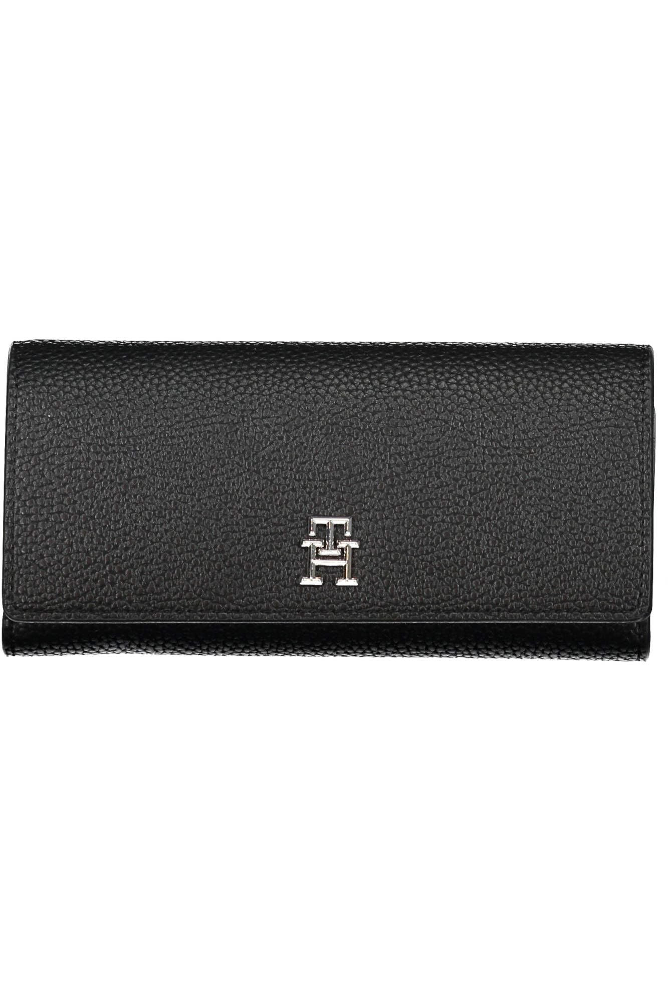 Black Polyurethane Women Wallet