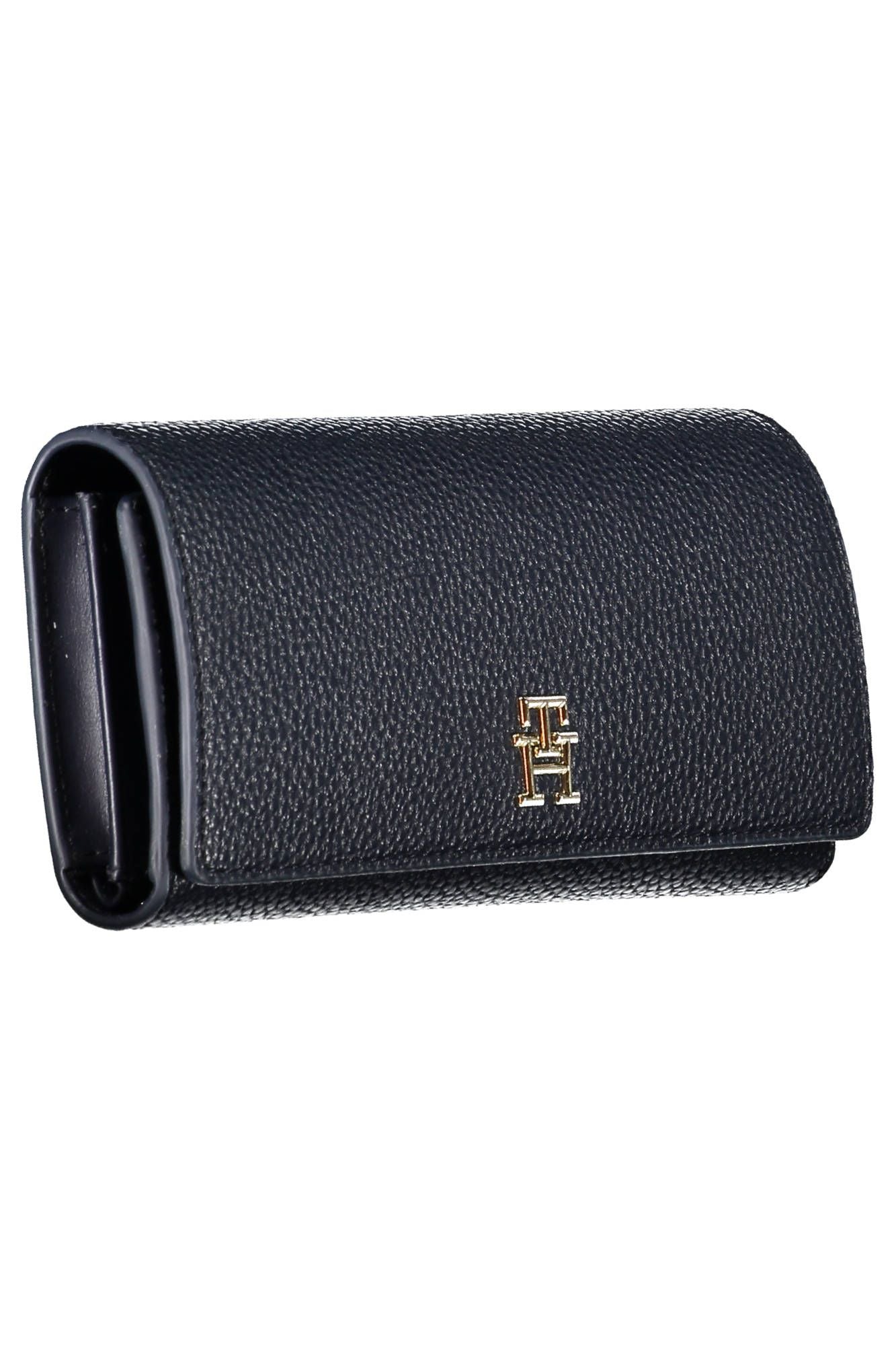 Blue Polyurethane Women Wallet