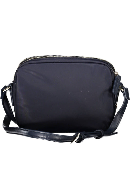 Blue Nylon Women Handbag