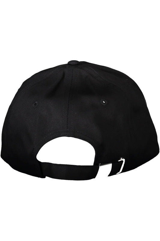 Black Cotton Men Cap