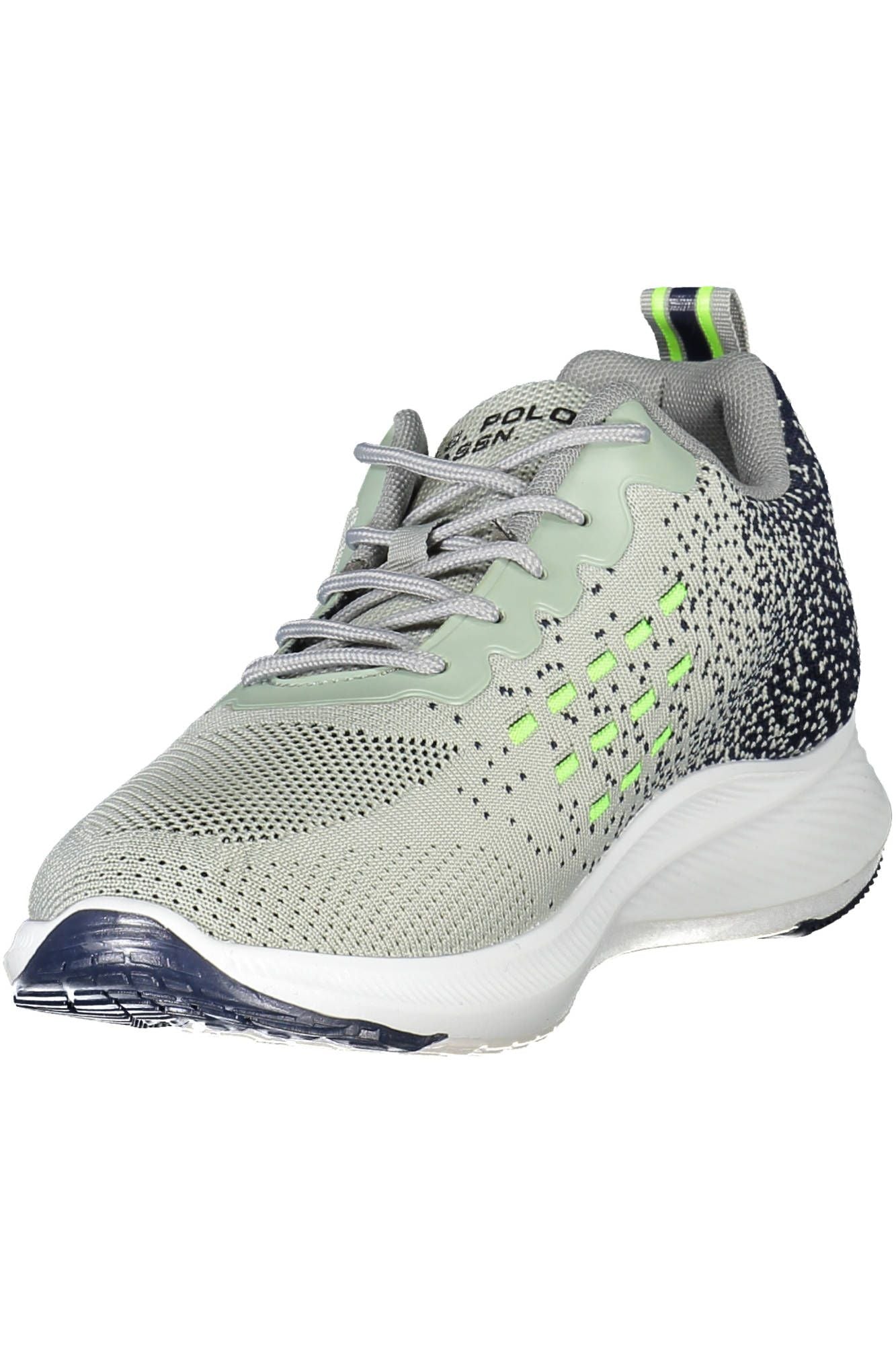 Gray Polyester Men Sneaker
