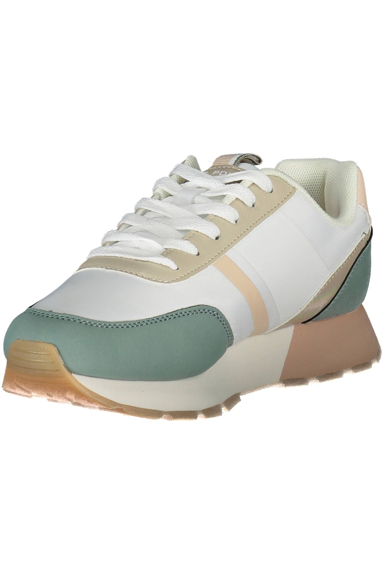White Nylon Women Sneaker