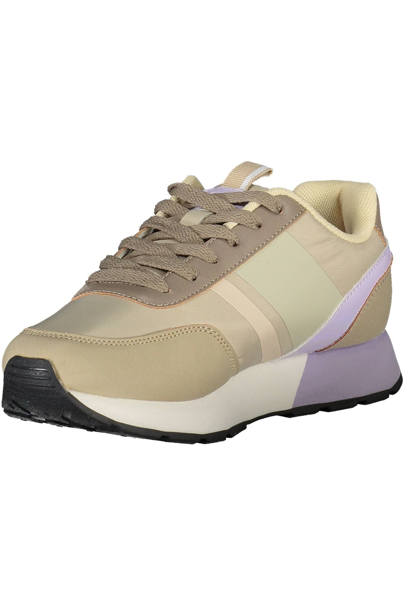 Beige Nylon Women Sneaker