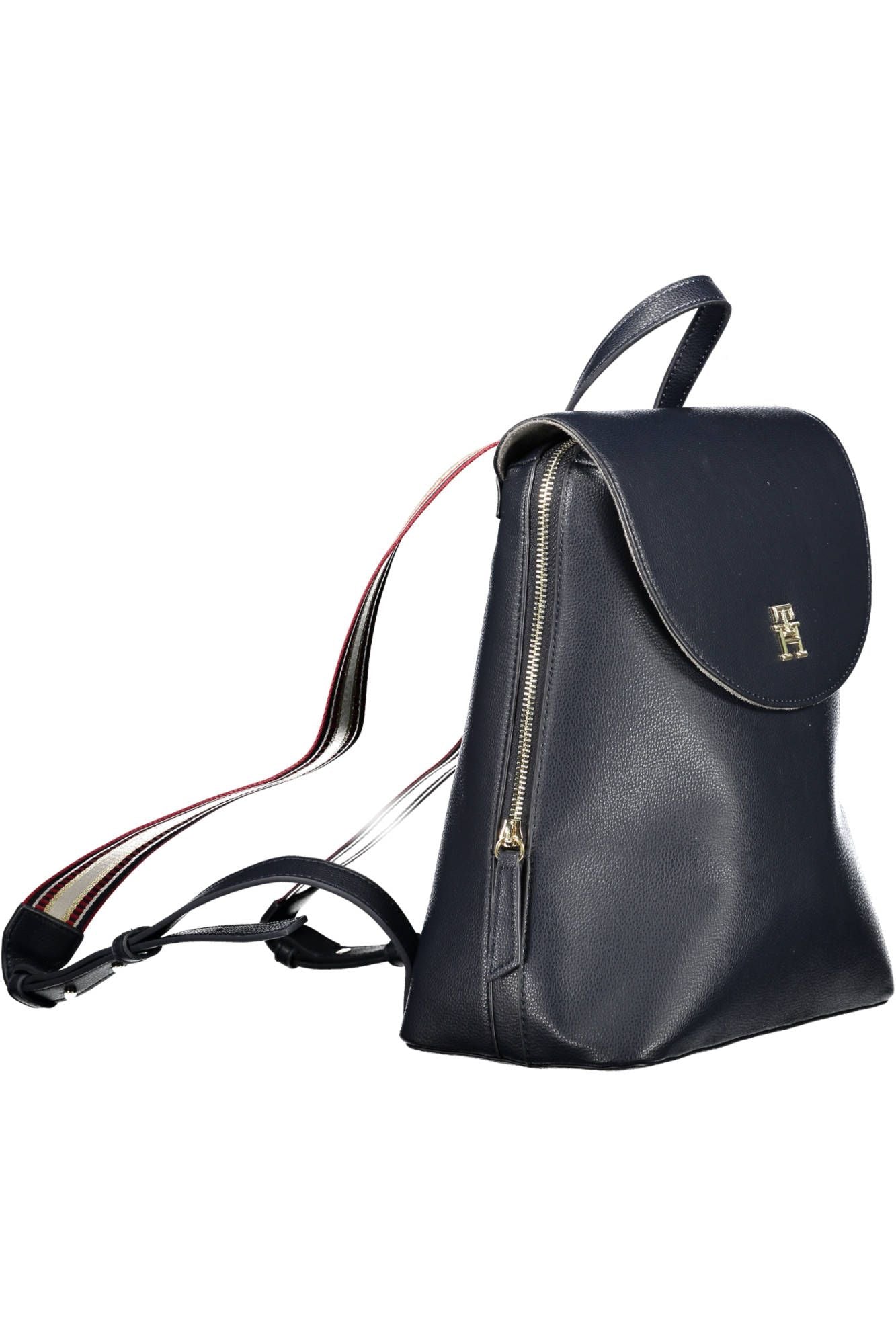 Blue Polyester Women Backpack