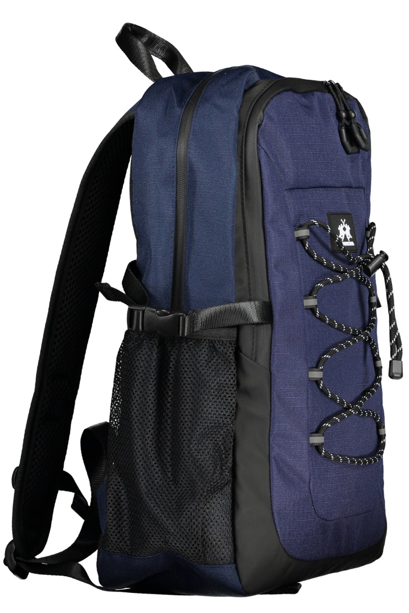 Blue Polyester Mens Backpack