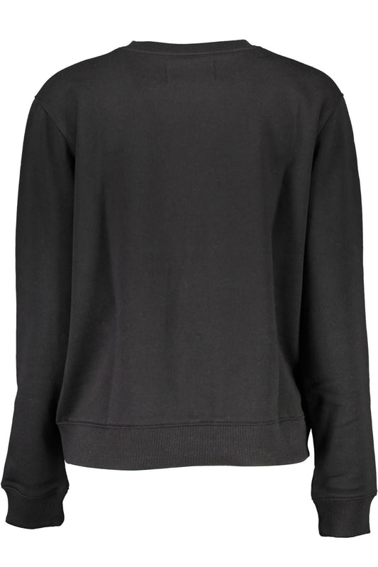 Black Cotton Women Sweater
