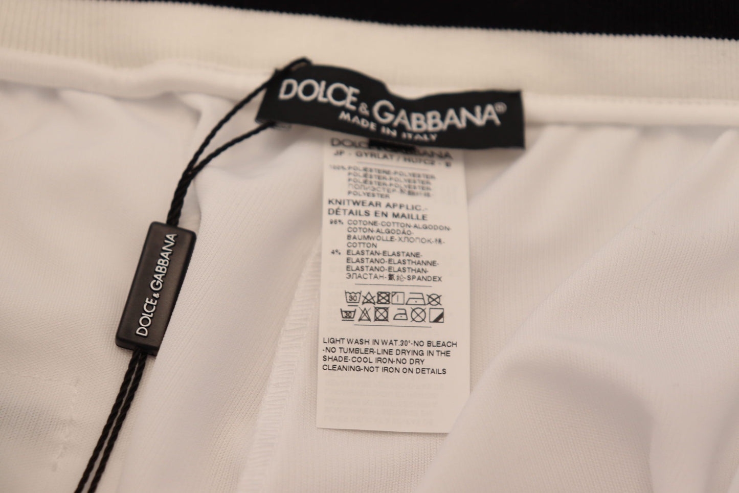 Elegant White Sport Sweatpants