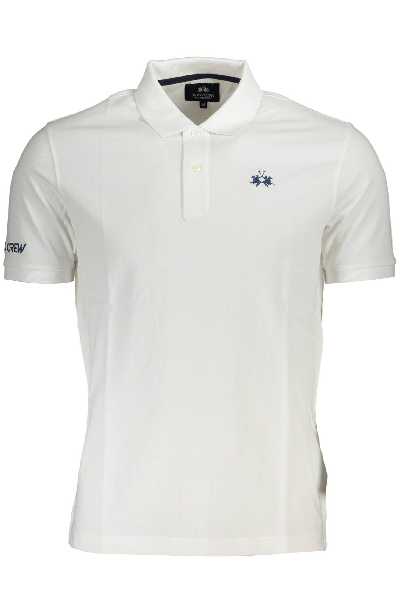 White Cotton Men Polo