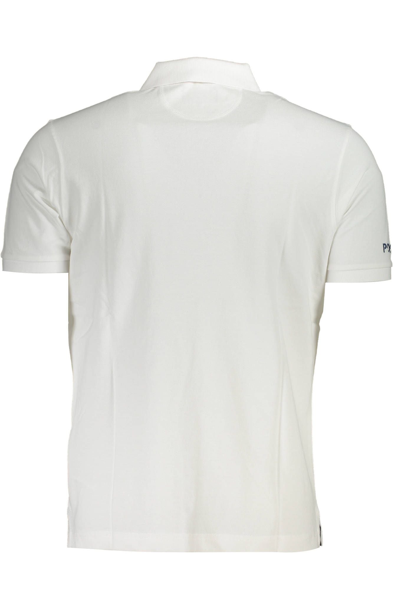 White Cotton Men Polo