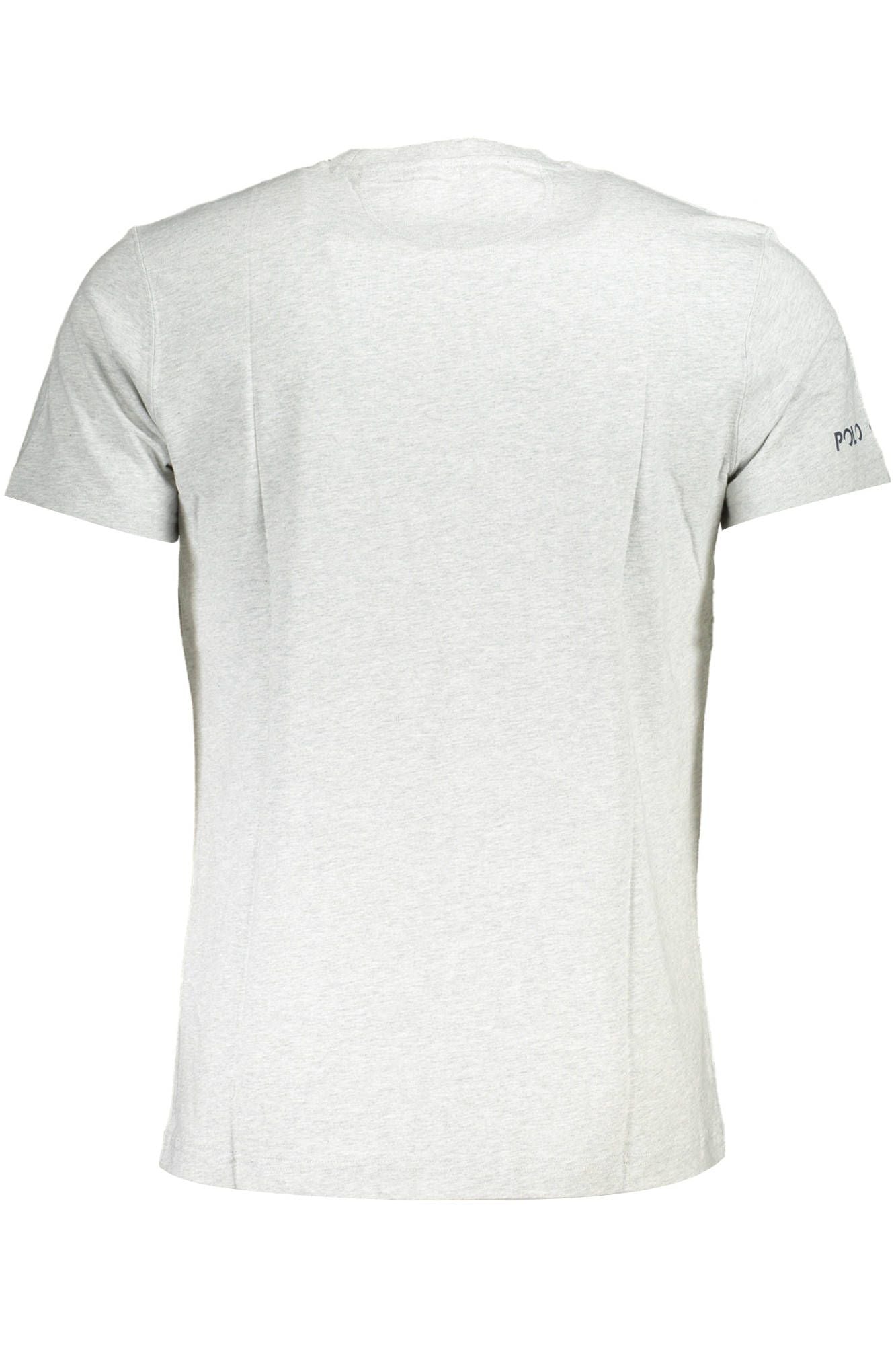 Gray Cotton Men T-Shirt