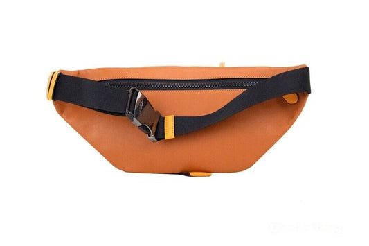 Track Chalk Sunset Quilted Smooth Leather Stamp Logo Belt Bag