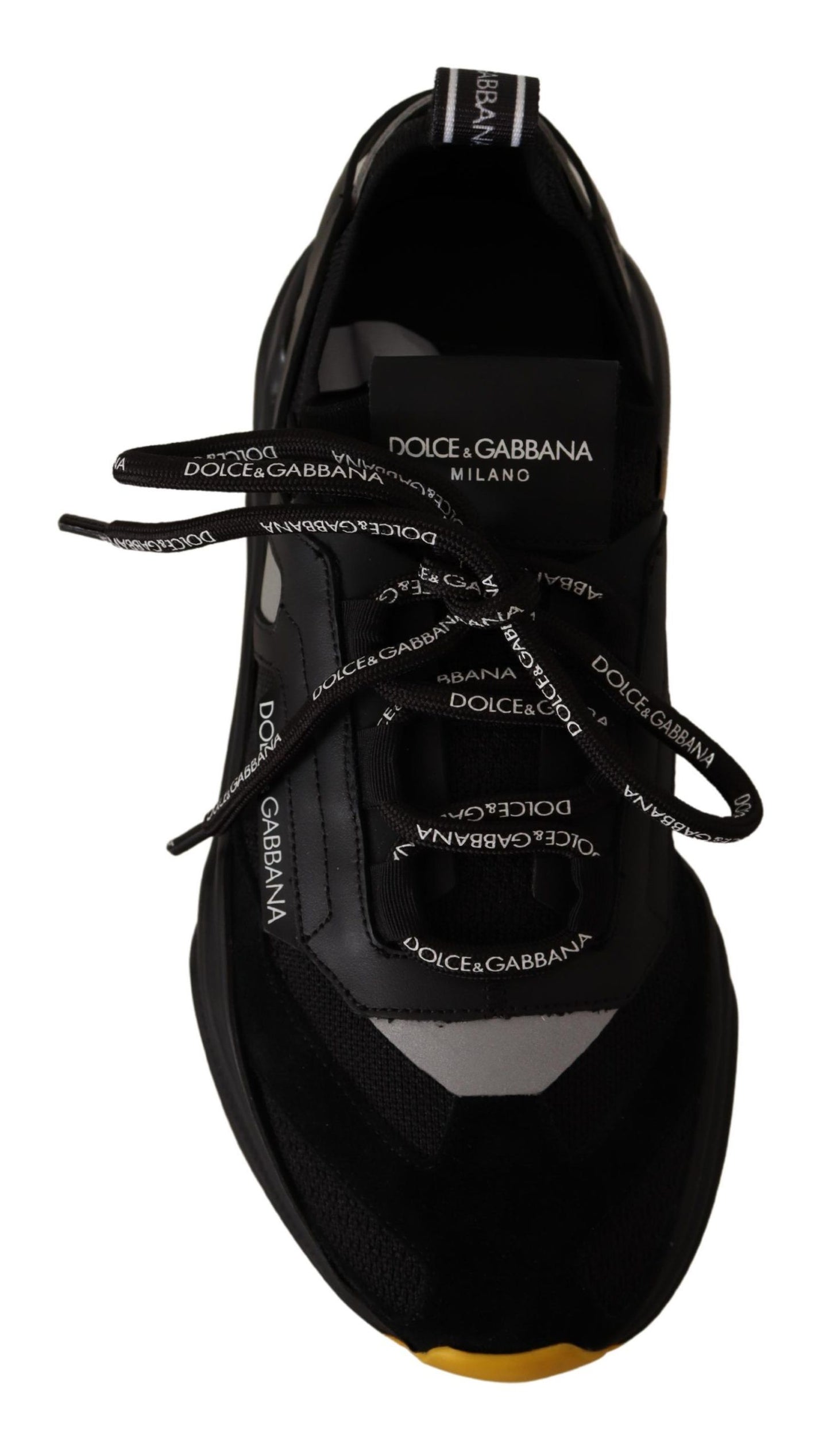 Elegant Daymaster Casual Sneakers - Black/Yellow