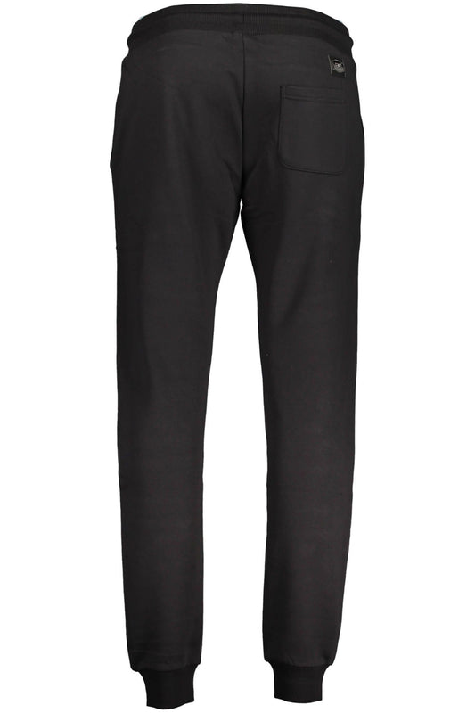 Black Cotton Men Pants