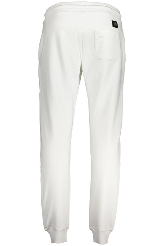 White Cotton Men Trouser