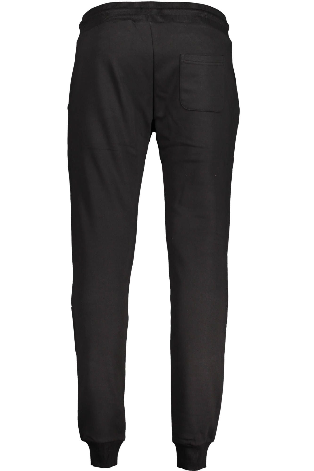 Black Cotton Men Trouser