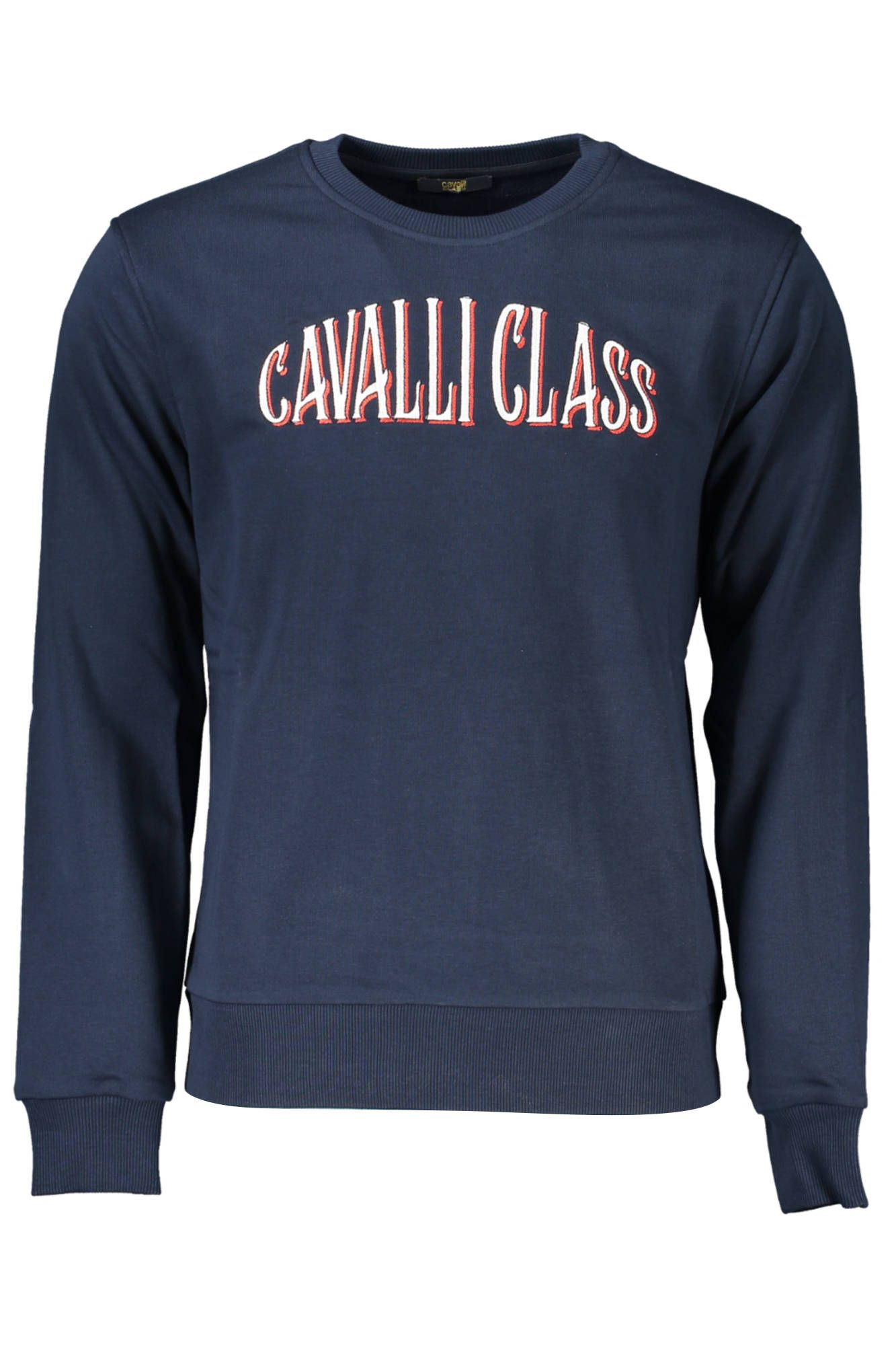 Blue Cotton Men Sweater