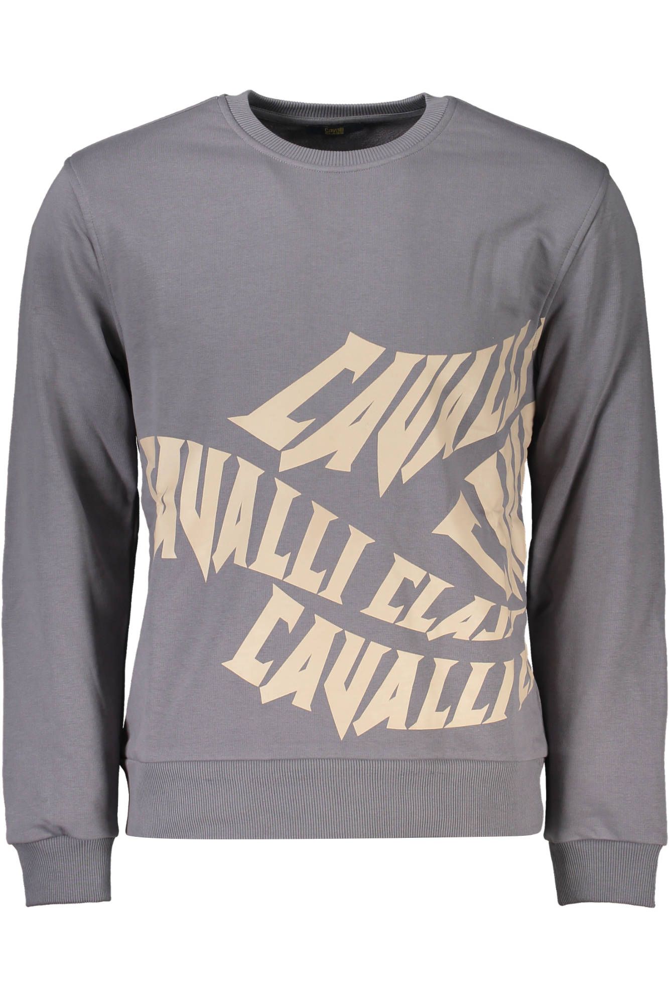 Gray Cotton Men Sweater