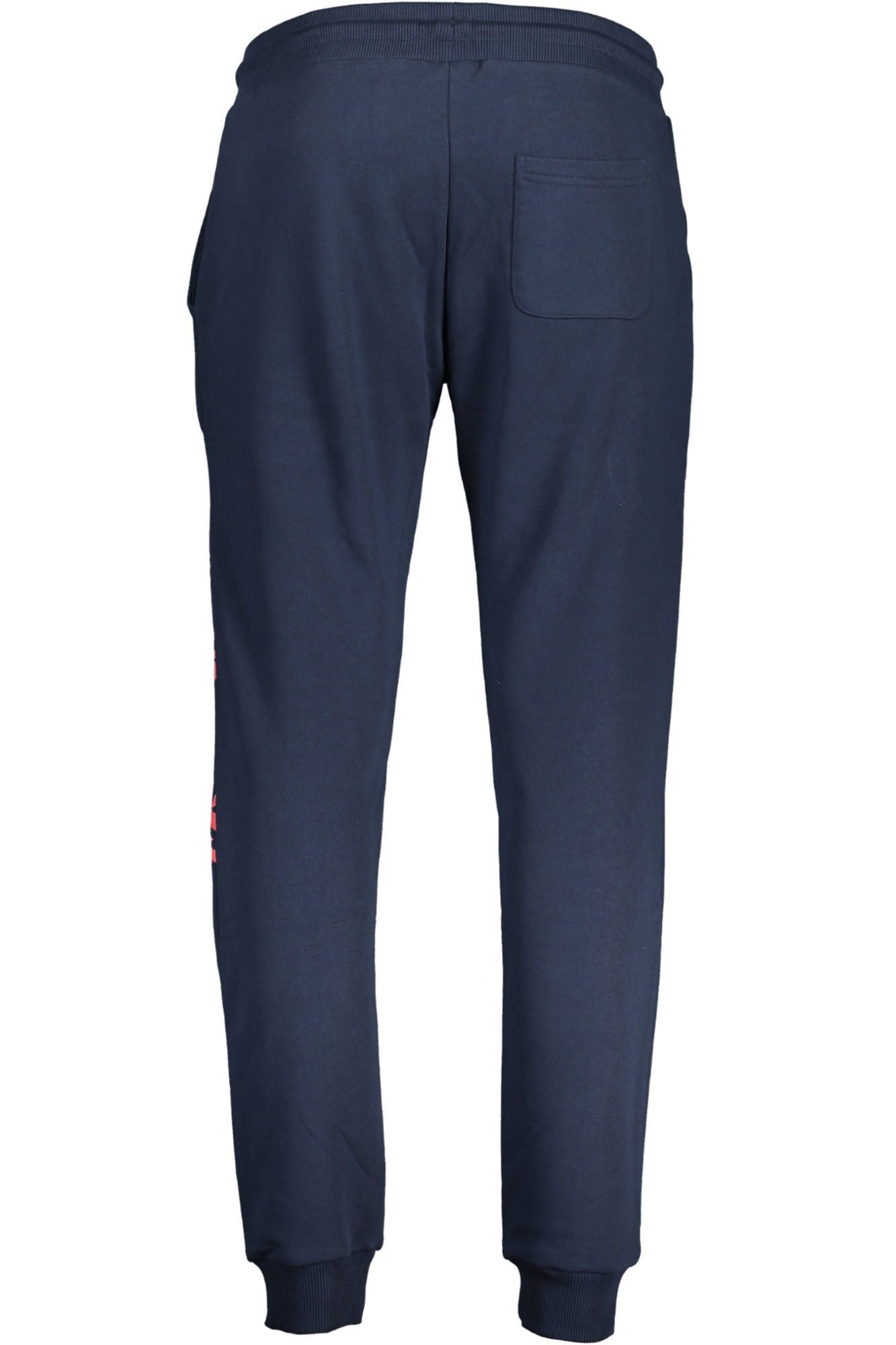 Blue Cotton Men Pants