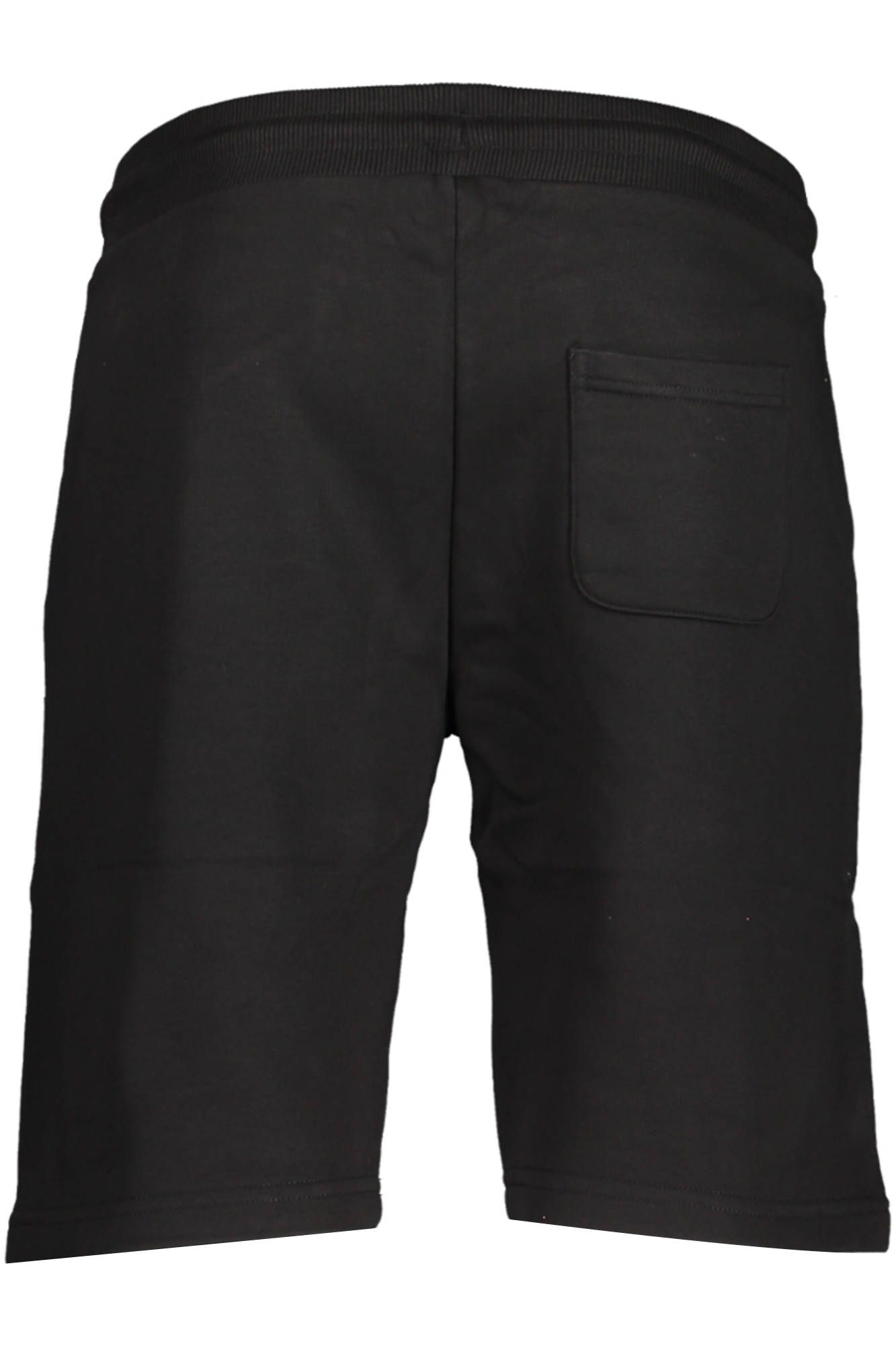 Black Cotton Men Sports Trouser